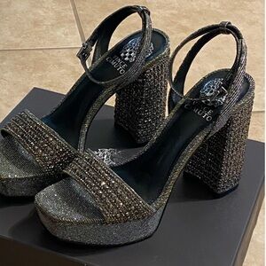 Vince Camuto glitter heels
